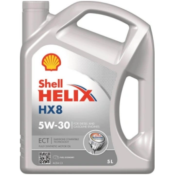 Dzinēja eļļa Shell Helix HX8 ECT 5W-30, 5L (72763)