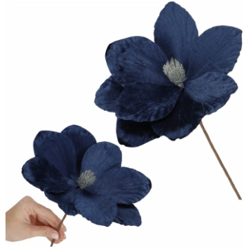 Mākslīgie ziedi, magnolija Springos CA1232, zila k