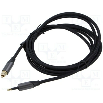 Cable; Toslink 3,5mm Mini plug,Toslink plug; 2m; b