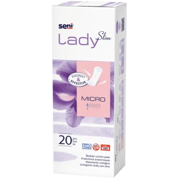 SENI LADY SLIM MICRO uroloģiskie ieliktņi sievietē