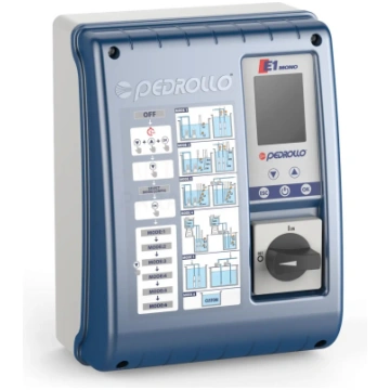 Pedrollo sūkņa vadības panelis E2 TRI (0.55-3.7kW)