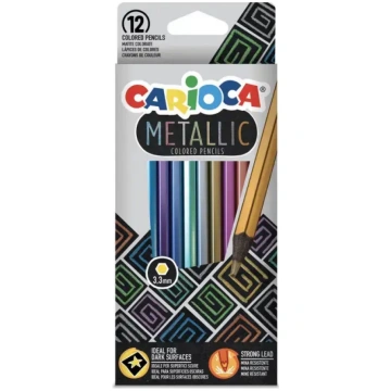 Zīmuļi CARIOCA Metallic 12 gab | 200-13690 | 80035