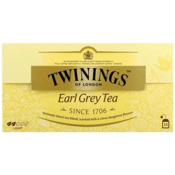 Melnā tēja TWININGS Earl Grey 25x2g