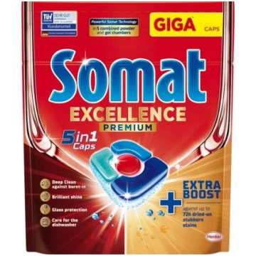 Somat Excellence Premium Kapsułki do zmywarki, 42 