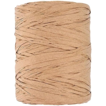 FSSTUD 100m Raffia dāvanu iesaiņošanas lente, amat
