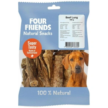 Four Friends Natural Snacks Beef Lung gardums suņi