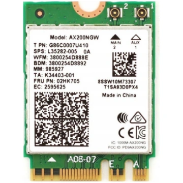 Tīkla karte Intel NIC WI-FI 6 AX200 2230 2x2 AX200