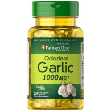 Odorless Garlic 1000 mg Puritan"s Pride 100 softge