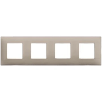 Classia Frames Rāmis cream satin 4 vietas Bticino 