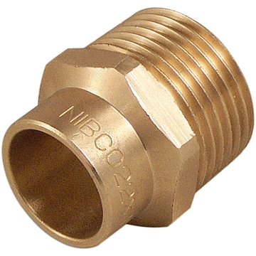 Adapteris Nibco 42430, 18mm x 1/2", misiņš