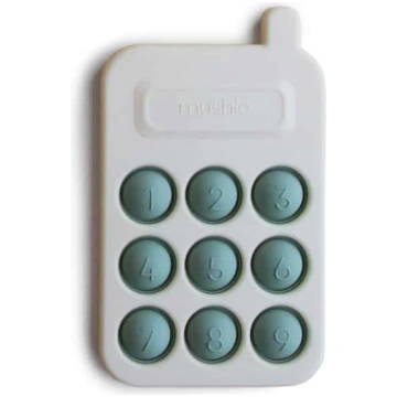 Mushie pop-it telefons Cambridge blue