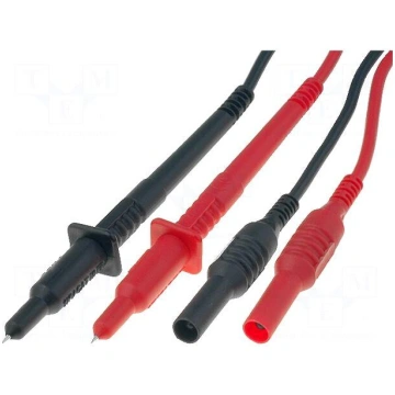 Set of test leads | Inom: 10A | Len: 0.9m | 2x tes