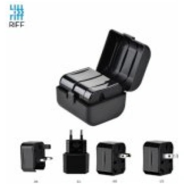 Riff Multi adapter UK 3-pin - Euro 2pin - US (USA)