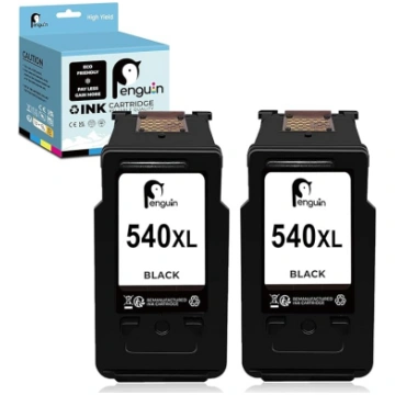 „Penguin Canon 540 XL“ melnās tintes kasetnes prin