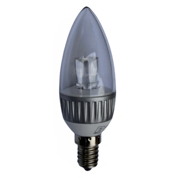 LED sveces spuldze E14 2W 230V 80lm 2700K silti ba
