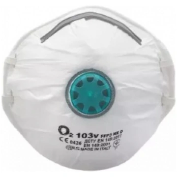 Respirators FFP3 ar vārstu, art. 103V O2 1024636