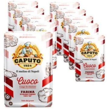Farina Cuoco Rosso Tipo "00" 10 pz da 1 kg, lunga 