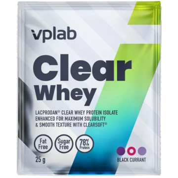 VPLAB Clear Whey Black Currant pulveris, 25 g