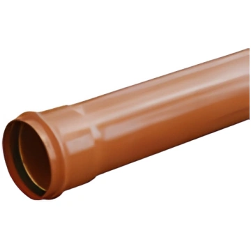 PVC caurule 110x3,4 T8; 3m Wavin