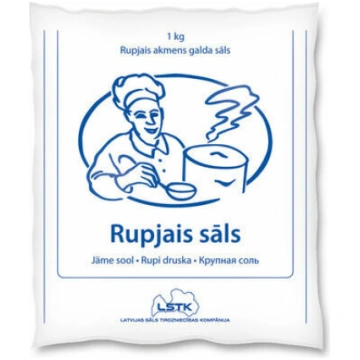 Rupjais galda sāls 1kg, Pavāriņš