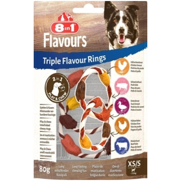 8in1 Przysmak FLAVOURS Triple Flavour Rings XS/S T
