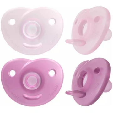 Knupītis AVENT "Soothie " 0-6 m 2gab. rozā
