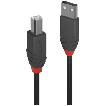 Lindy 5m USB 2.0 Type A to B Cable, Anthra Line 36