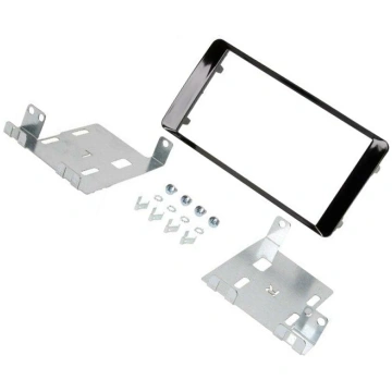 Radio frame; Mitsubishi; 2 DIN; black gloss | RAM-