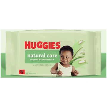 Huggies Mitrās salvetes Natural Care, 48gab