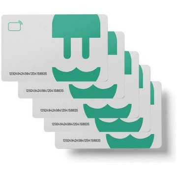 WALLBOX RFID Card Pack RFID-5 White uzlādes stacij