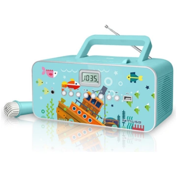 Muse , M-29KB , Portable radio CD/MP3 player with 