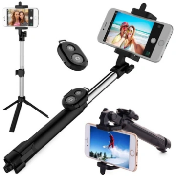 Selfiju kāts ("Selfie stick") Statīvs telefona kam