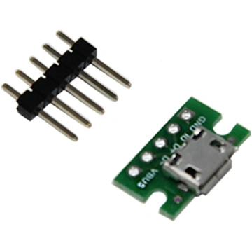 Module robotics: adapter; pin strips,USB B micro; 