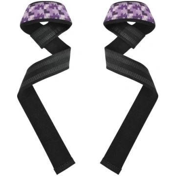 Anime Houndstooth Pattern Amethyst Wrist Wraps and