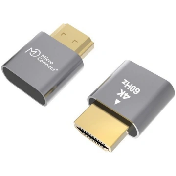 Adapteris Av Microconnect 4k Hdmi Dummy, Grey