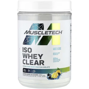 MuscleTech, ISO Whey Clear, Ultra-Pure Whey Protei