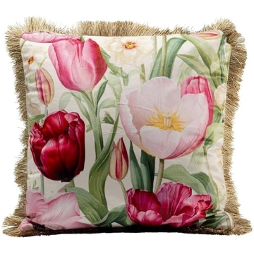 Kare Design spilvens Tulips, daudzkrāsains, 45x45 