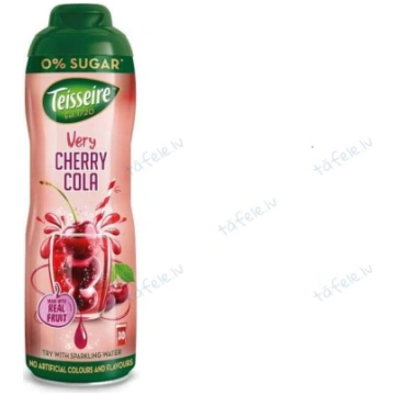 Sīrups TEISSEIRE Cherry Cola, bez cukura, 0.6l