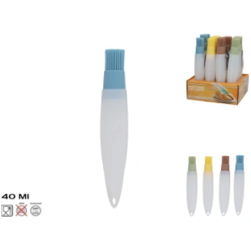KITCHEN&GO Eļļas pipete ar silikona otu 40 ml, 4 v