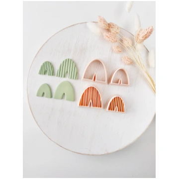 Polymer Clay Cutter, Arch Layer Shapes Set for Ear