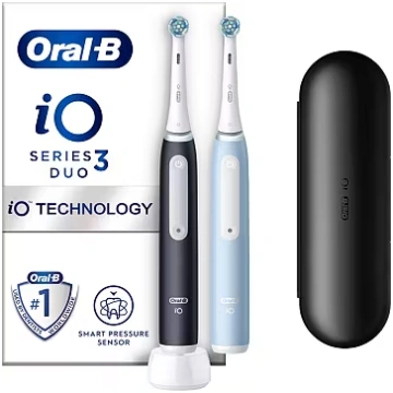 Braun iO 3, Matt Black/Ice Blue - Duo Pack (iOG3d.