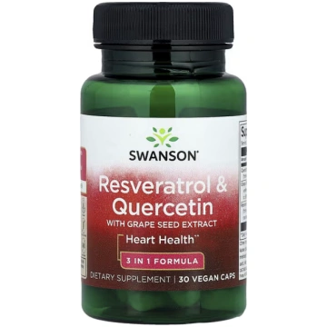 Swanson Vitamins, Resveratrol & Quercetin with Gra