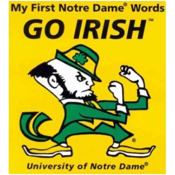 My First Notre Dame Words Go Irish