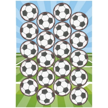Dekora - Ēdams kūkas rotājums bērniem, futbola kūk