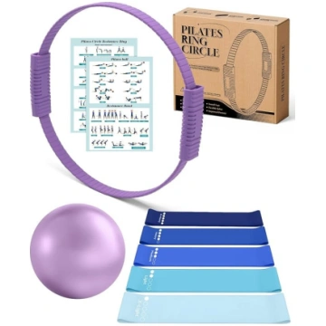 Pilates gredzenu komplekts, mājas Pilates komplekt