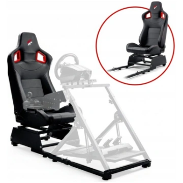 Spēļu krēsls sacīkšu simulators regulējams kausvei