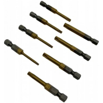 Uzgaļu komplekts, Torx, T15-T40, 8 gab