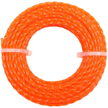 GRASS TRIMMER LINE 2.4MMx15M SILENT /SQUARE TWIST/