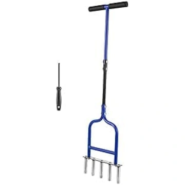 Zāliena aerators, nerūsējošā tērauda 5 Corer Plug 