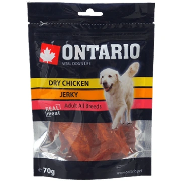 Gardums suņiem : Ontario Dry Chicken Jerky, 70 g